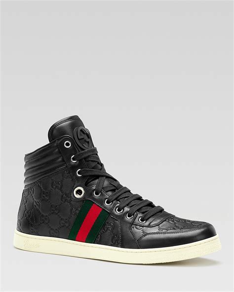 gucci bootleg shoes|Gucci high top boots.